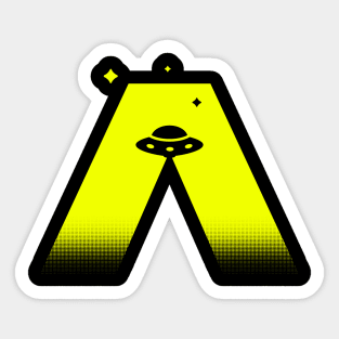 Abducted Sticker